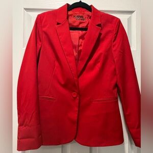 Red Women's Blazer- Designed by Angel Bang